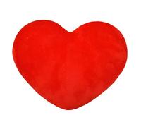 Generico Decorativo a Forma di Cuore - Morbido Peluche Soffice 30cm | Complemento d'Arredo per Divano, Zona Notte o Poltrona | Idea Regalo Romantico per Lei, Fidanzata o Moglie | Rosso, Lavabile