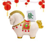 Generico Decorazione a Cavallo,Simbolo della e Scultura Decorativa | Decorazioni Per Il Nuovo Anno 2026 A Forma Di Cavallo | Per Donne Uomini Natale Camera Da Compleanno Casa Cinese