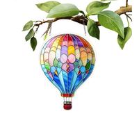 Generico Decorazione A Palloncino Aerostatico | Pendente Parete 2D Palloncini In Acrilico Colorato,Incanto Decorativo Per Esterni Ideale Feste Matrimoni Compleanni Balcone Terrazzo