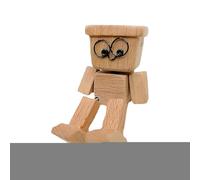 Generico Decorazione Da Cruscotto Uomo Di Legno Dondolante - Decorazione Da Scrivania Intagliata In Legno | Decorazioni Per Auto Da Scrivania Per Camion SUV Berlina Casa Soggiorno Camera Appartamento