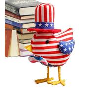 Generico Decorazione Del 4 Luglio - Dolca Di Per L'indipendenza Del 4 Luglio | Gallo Stampato Patriottico Indipendente | Decorazioni Ringraziamento Per Casa E Tavolo | Reput Arredamento Patrio