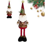 Generico Decorazione di Babbo Natale, Decorazione di Babbo Natale | Pupazzo di Neve Natalizio in Piedi con Gambe allungabili Pupazzo di Neve | Figura in Piedi del Pupazzo di, Decorazione Natal