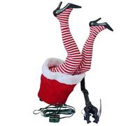 Generico Decorazione di Natale Darbre Che Scuote I Piedi - of Fun Gambe di Natale | Tacchi Decorativi Alti per Albero | Vetrina, Ristorante, Ufficio O Casa, Aggiunta Festiva Originale per L'atmosfera