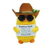 Generico Decorazione Fatta A Mano All'uncinetto - Animale All'uncinetto, Accessorio Da Scrivania Ispiratore | Simpatico Regalo Ispiratore Per Rallegrare Adulti E Amici, Decorazi