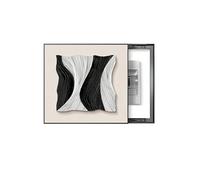 Generico Decorazione for copertura di quadri elettrici, pittura decorativa for pannelli di interruttori automatici nascosti, armadio di copertura for scatola fusibili a parete(02,55x45cm/21.6x17.7in)