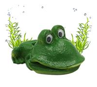 Generico Decorazione Gorgogliatore d'Aria per Acquario | Rana Decorativa con Ossigenatore per Acquario,Decorazione Divertente per Habitat d'Acqua Dolce