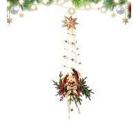 Generico Decorazione murale illuminata a forma di stella in acrilico 2D | Presente natalizio da 30 cm in acrilico, decorazione murale per interni, soggiorno, chiesa, camera da letto, ufficio