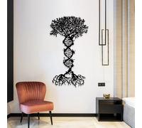 Generico Decorazione murale in Metallo Albero della Vita, Decorazione murale in Metallo - Albero del Dna, Decorazione per Soggiorno e Cucina, Scultura Moderna, Decorazione per la casa per soggio