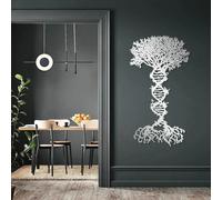 Generico Decorazione murale in Metallo Albero della Vita, Decorazione murale in Metallo - Albero del Dna, Decorazione per Soggiorno e Cucina, Scultura Moderna, Decorazione per la casa per soggio