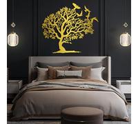 Generico Decorazione murale in Metallo con Albero della Vita, Decorazione in Metallo con Albero della Vita, Decorazione murale con Uccelli, Scultura Moderna per la casa, Albero Artistico per SOG