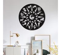 Generico Decorazione murale in Metallo con costellazioni, Decorazione murale in Metallo - Ornamento astrologico e Zodiacale, Opera d'Arte Decorativa, Scultura Moderna per la casa, Soggiorno, Cam