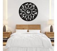 Generico Decorazione murale in Metallo con costellazioni, Decorazione murale in Metallo - Ornamento astrologico e Zodiacale, Opera d'Arte Decorativa, Scultura Moderna per la casa, Soggiorno, Cam
