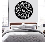 Generico Decorazione murale in Metallo con costellazioni, Decorazione murale in Metallo - Ornamento astrologico e Zodiacale, Opera d'Arte Decorativa, Scultura Moderna per la casa, Soggiorno, Cam