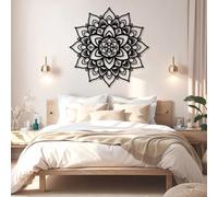 Generico Decorazione murale in Metallo con Mandala, Grande Decorazione murale con Mandala Zen, Decorazione Artistica in Metallo, Decorazione Yoga, Scultura Moderna per la casa, Regalo di inaugur