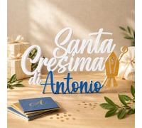 Generico Decorazione Personalizzata Scritta Santa Cresima con Nome