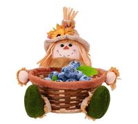 Genérico Decorazione spaventapasseri per il Ringraziamento | Spaventapasseri del Festival della | Bambola del Ringraziamento seduta con una decorazione di Ha
