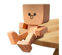 Generico Decorazioni Auto per Cruscotto | di Legno con Piedini Mobili,Accessorio Interno Auto Con Giunti Mobili Per Lavoro Vacanza Viaggi Lunghi