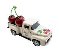 Generico Decorazioni Camion per la Casa | Camion con 3 Frutti Artificiali,Centrotavola Veicolo Creativo per Cucina Fattoria Scuola