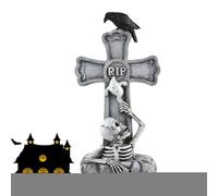 Generico Decorazioni Cimitero Halloween, Pietre Tombali Cimitero Halloween, Miniature Segnali Spaventosi Lapidi per Artigianato Accessori Esterno Feste Festival