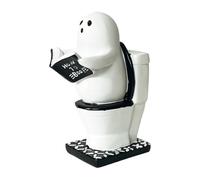 Generico Decorazioni Fantasma - Libro di Lettura Fantasma Gotico sulla Statua del Bagno | Figurina Festosa Figurina per Uomini Party Table Home Workplace Women Desk Shelf Holiday Desk