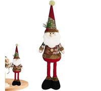 Generico Decorazioni Natalizie con Pupazzo di Neve, Decorazioni di Babbo Natale | Decorazione Pupazzo di Neve Pupazzo di Natalizio in Piedi con Gambe allungabili | Figura in Piedi del di, dec