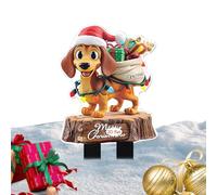 Genérico Decorazioni natalizie Pali per esterni | Segnali giardino esterno per - Decorazione piatta 2D per vasi da fiori prato cortile posteriore fioriera sentiero decorativo