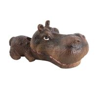 Generico Decorazioni per Acquari | Manufatti in Resina a Forma di Ippopotamo | Acquario per Pesci Betta - per Acquari d'Acqua Dolce e Salata da Interno ed Esterno per Animali Marini e