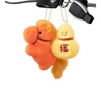 Genérico Decorazioni per per il capodanno cinese, per la casa cinese morbida e portatile, con amuleto di peluche, cavallo, per decorare auto, tavoli, negozi, scrivanie, uffici caffetterie