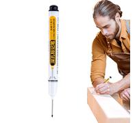 Generico Deep Hole Marker - Waterproof Pen 13.7cm | Construction Pen, Long Nip Drill Marker | Colorful Waterproof Carpenter Pens For Wood Metal Glass Bathroom Industrial Home Use