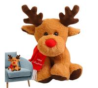 Generico Deer Doll - 11.8 Inches Nights In | Fawn Plush Toy | Soft Stuffed Deer Toys, Christmas Plushs Animal For Kids, Holiday Deers Toy, Festive-Themed Plush For Kids & Adults, Cozy Holiday Deco