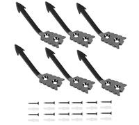 Generico Deer Skull Mounting Kit- Deer Mount Mounst Hanger, 6X Display Rack European Skull Mouunt, Der Antler Mount, Hanging Rustic Home Decor Trophy Kit, Complete Mounting Hardware For European