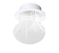 Generico Deflettore Universale Rotondo for condizionatore d'Aria da soffitto, deflettori d'Aria for bocchette da soffitto, deflettore Regolabile(30x30cm/11.8x11.8in)