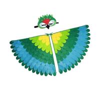 Generico Degli Uccelli Per Bambini - Vestire Le Uccelli Pieghevoli | Costumi Per Pavimenti Per La Pelle Per Feste Di Halloween, Di Piume Colorate Vibranti Per Il Gioco Scolastico, Accessori Per Cos