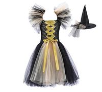 Generico Deguisement Halloween Bebe Fille,Costume de Vampiressa Bambina Costume da Ragazza per di Travestimento Fancy Dress Fille d'halloween Enfant Fillette Vestiti Carnevale Cosplay Party