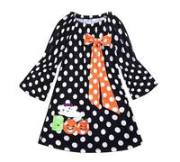 Generico Déguisement Halloween Bébé Fille Vestito per Ragazza Costume da Regina di Vetement Bebe Carnevale Bambina Jupe Plissée Mi Longue Enfants Party Cosplay