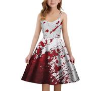 Generico Déguisement Halloween Enfant Bébé Fille Cosplay Festa Abito Costume da Ragazza per Mercoledi Tenue Bebe Jupe Plissée Mi Longue Enfants Carnevale