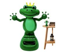 Generico Della Rana Solare - Giocattolo Animale Oscillante, Simpatica Figura Decorativa Per Il Cruscotto, Ornamento Oscillante | Display Per La Decorazione Interna Della Scrivania Del Tavolo Del Cru
