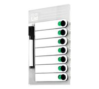 Genérico della spesa per,Con Penna E Lavagna Magnetica Impermeabile Cancellabile Forniture Per Scrittura - Della Spesa Per Con Magnete - Per Ricordare Orari, Pulizia, Scrivania E Casa