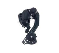 Generico Deragliatore Posteriore, Compatibile con MicroSHIFT, M21L M26L | RD-M21L/M26L, 6/7/8/9 velocità, 18 21 24 27, acciaio, nero, capacità totale 28-36T