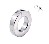 Generico Design Elegante Accessorio da Uomo in Acciaio Inox per l'allenamento della Forza, 5 Misure, Spesso e squisito-ITRF54 (A1)