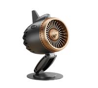 Generico Desk Airplane Fan - Engine Circulator, Five Velocity Internal Battery, Cordless Type C Powered | Multi Setting Cell Pack Innovative Compact Device for Cooling Hot Cubicles