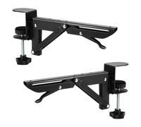 Generico Desk Extension Platforms - Punchless Clamp Bracket, Foldaway Wrist Support, Computer Table Edge Shelf | Productivity Space Enlargement, Equipment for Household Studyroom Sewingroom Usage