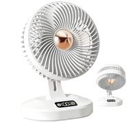 Generico Desk Fan - ABS Rechargeable 100 Speed Pedestal Cooling Fan