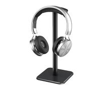 Generico Desk Headset Holder, Headphone Stand Display Rack, Aluminum + ABS Earphone Mount: Detachable Tabletop Support Bar for Study Room, Setup, Office Desk, and Living Room Organization