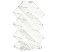 Generico Desk Lipstick Organizer | Space-Saving Cosmetics Rack 10-Slot | Lipstick Organizer Acrylic Case | for Lip Gloss Lip Balm Eyebrow Pencils Bedroom Dorm Apartment Bathroom