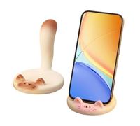 Generico Desk Phone Stand, 2PCS Resin Cute Cat Non Slip Phone Holder Stand