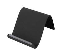 Generico Desk Phone Stand - Portable Foldable Holder for Mobile Devices | Metal Frame with Adjustable Angles and Silicone Pads, Compact Support Dock for Vlogging Streaming Travel Work
