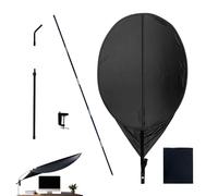 Generico Desk Shade Canopy - Adjustable Privacy Cover for Computer | Anti Glare Sun Block Panel with Clip Mount Design, Monitor Shield for Home Office Laptop Studying Reading Station