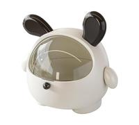 Generico Desk Trash Can | Cute Bedroom Trash Can With Cartoon Animal Design - Aesthetic Multi-functional Home & Garden Storage Baskets For Countertops, Makeup, Table