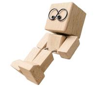 Generico Desk Wooden Figure - Artist Wooden Model | Wood Dancing Mann, Mann Figure Decoration, Dancing Men, Funny Sculpture Dashboard Movable Ornament For Study Travel Road Trip Commuting Living Room
